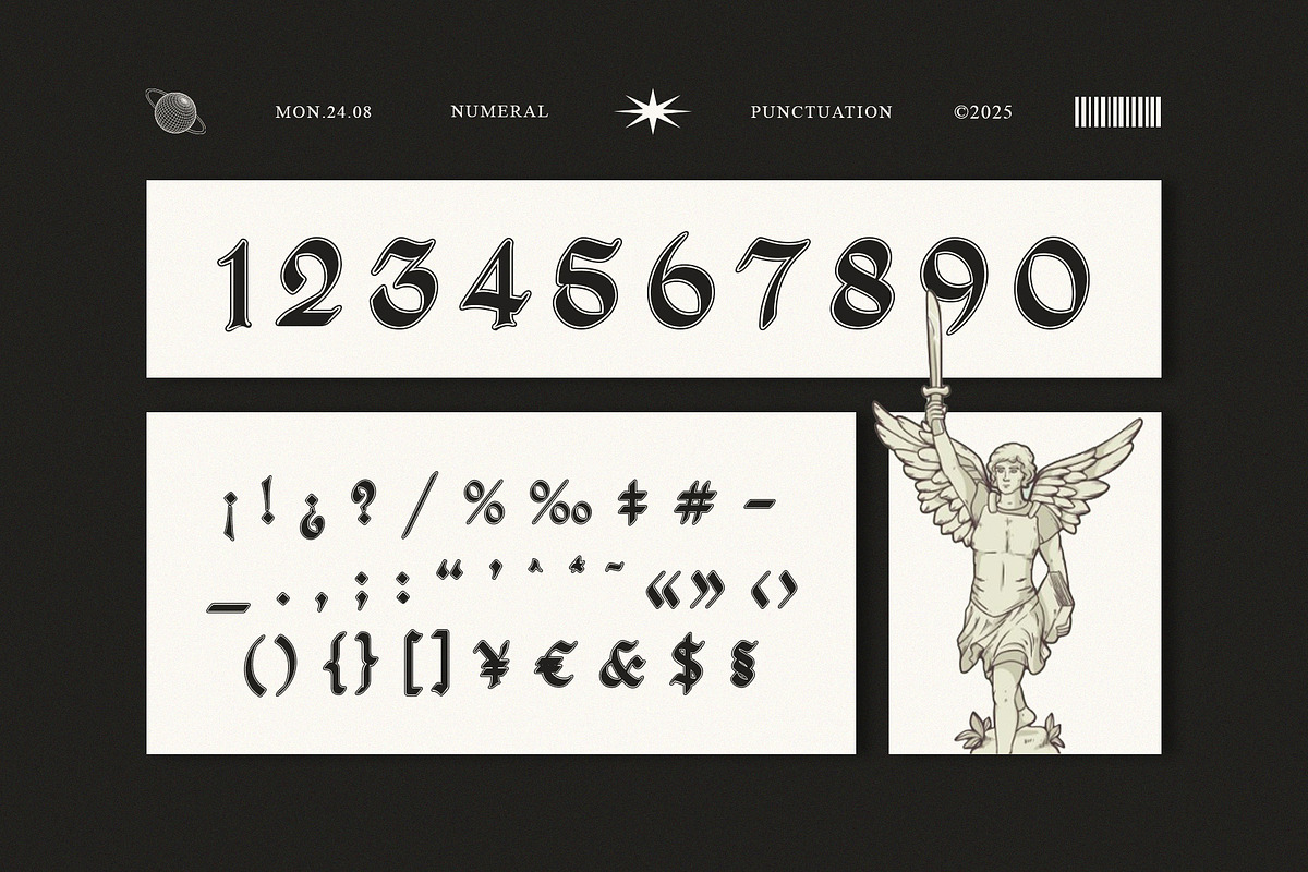Blackbones – Blackletter Typeface, a Blackletter Font by Krismagraph (Photo 10 of 10)
