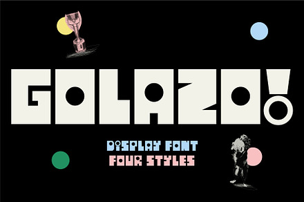 GOLAZO! Retro Display font