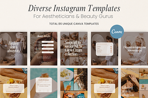 Diverse Beauty Instagram Posts
