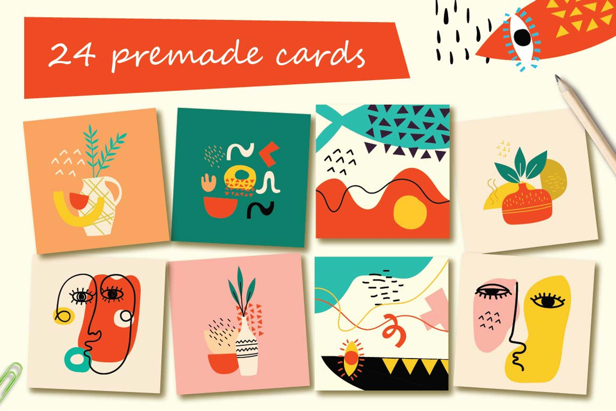 150+ Abstract graphic illustrations, a Decorative Illustration by Virinaflora (Photo 8 of 15)