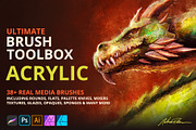 Ultimate Brush Toolbox – Acrylic, a Brush Add-On by Nathan Brown (Thumbnail 1 of 5)