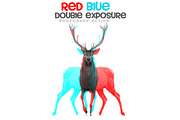 Red blue Double exposure Action, an Action Add-On by Ruslan Zelensky (Thumbnail 5 of 5)