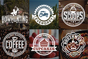 60 Vintage Badges and Logos Bundle, a Branding & Logo Template by shazi (Thumbnail 10 of 21)