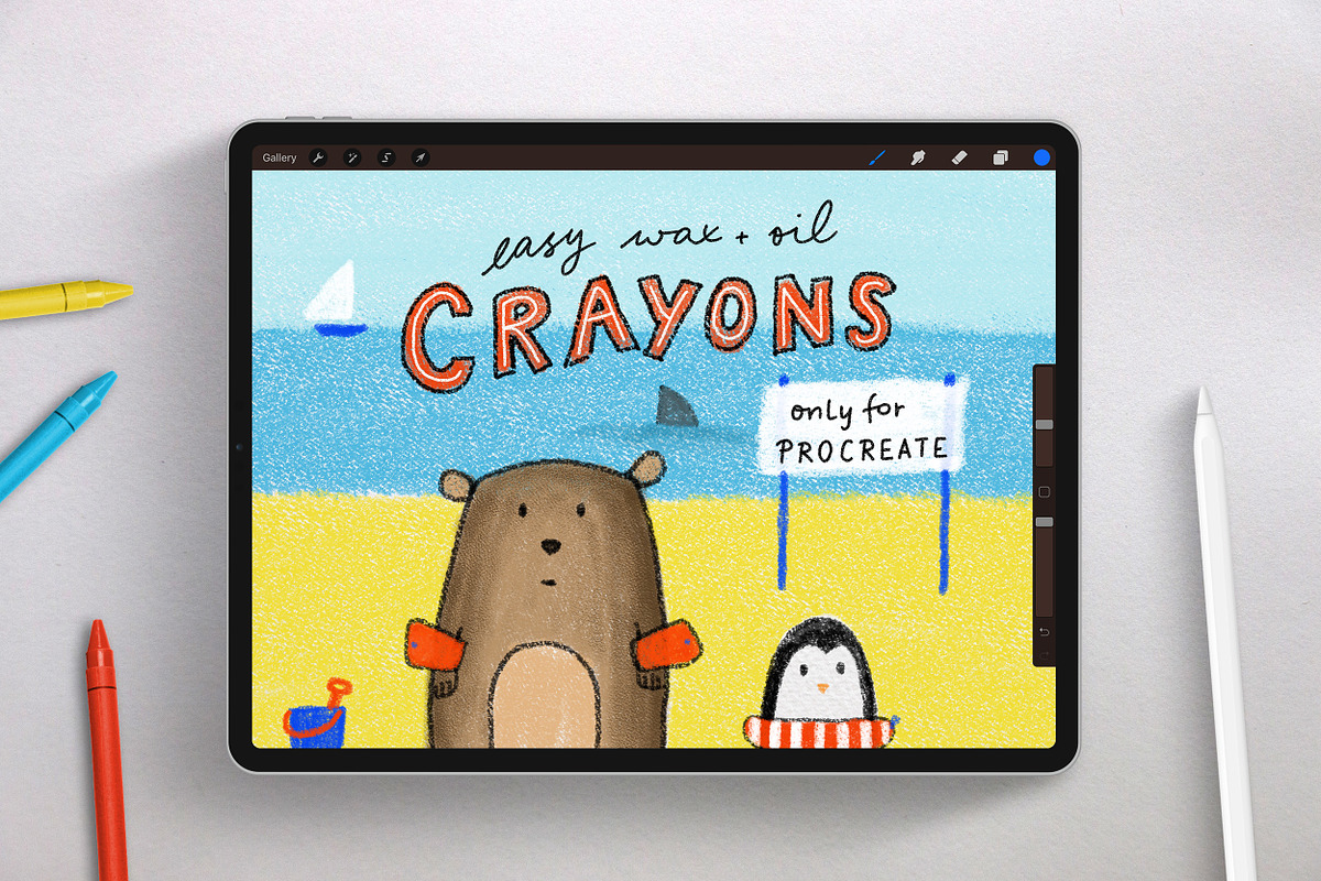 The Crayon Box for Procreate