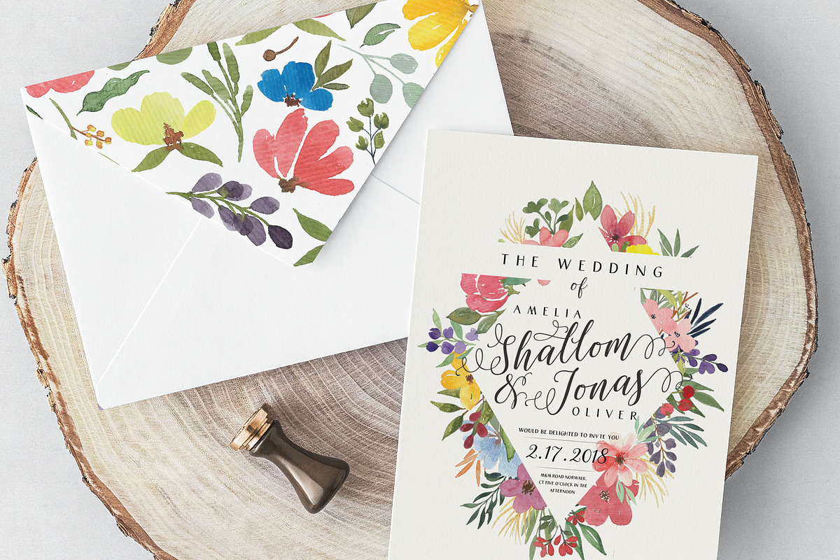 Ellie Bellie + Watercolor Kit preview 4