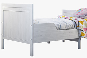 Ikea Sundvik Bed 3d Model