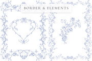Rose Garden LineArt, a Decorative Illustration by AW Studios (Thumbnail 6 of 11)
