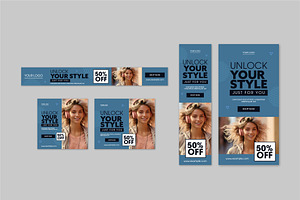 Fashion Collection Launch Web Banner, a Templates & Theme by studiogstock
