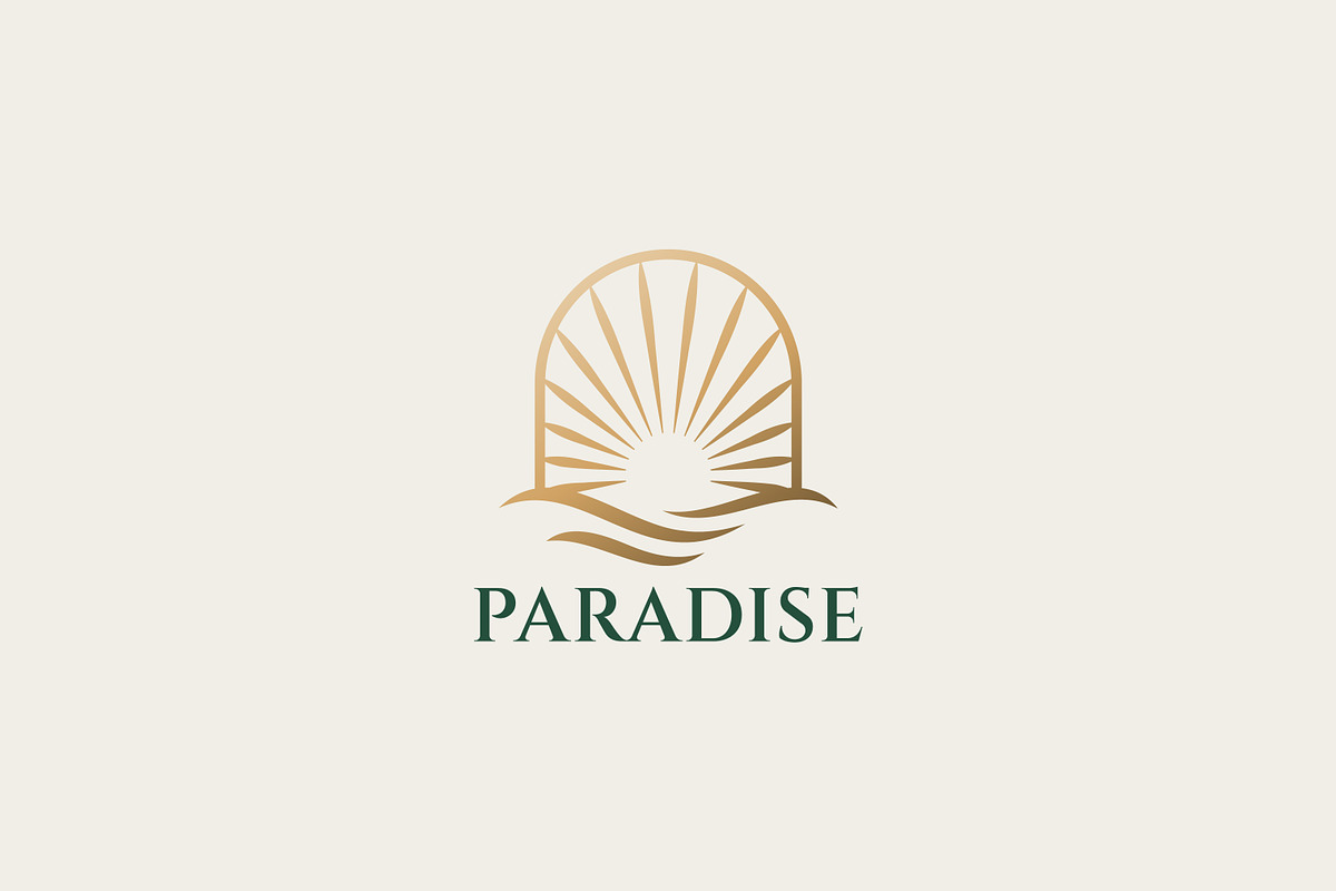 Abstract Sun Light Ocean Wave Logo, a Branding & Logo Template by Signatoro (Photo 2 of 3)