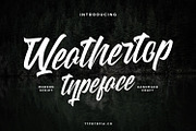 Weathertop Modern Script Typeface, a Script Font by edukka (Thumbnail 1 of 8)
