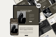 Wix Coaching, Small Business Website, a Wix Template by Sky Dore Design (Thumbnail 1 of 12)