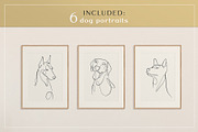 Dog - one line illustrations, an Animal Illustration by Anna.Klets (Thumbnail 3 of 12)