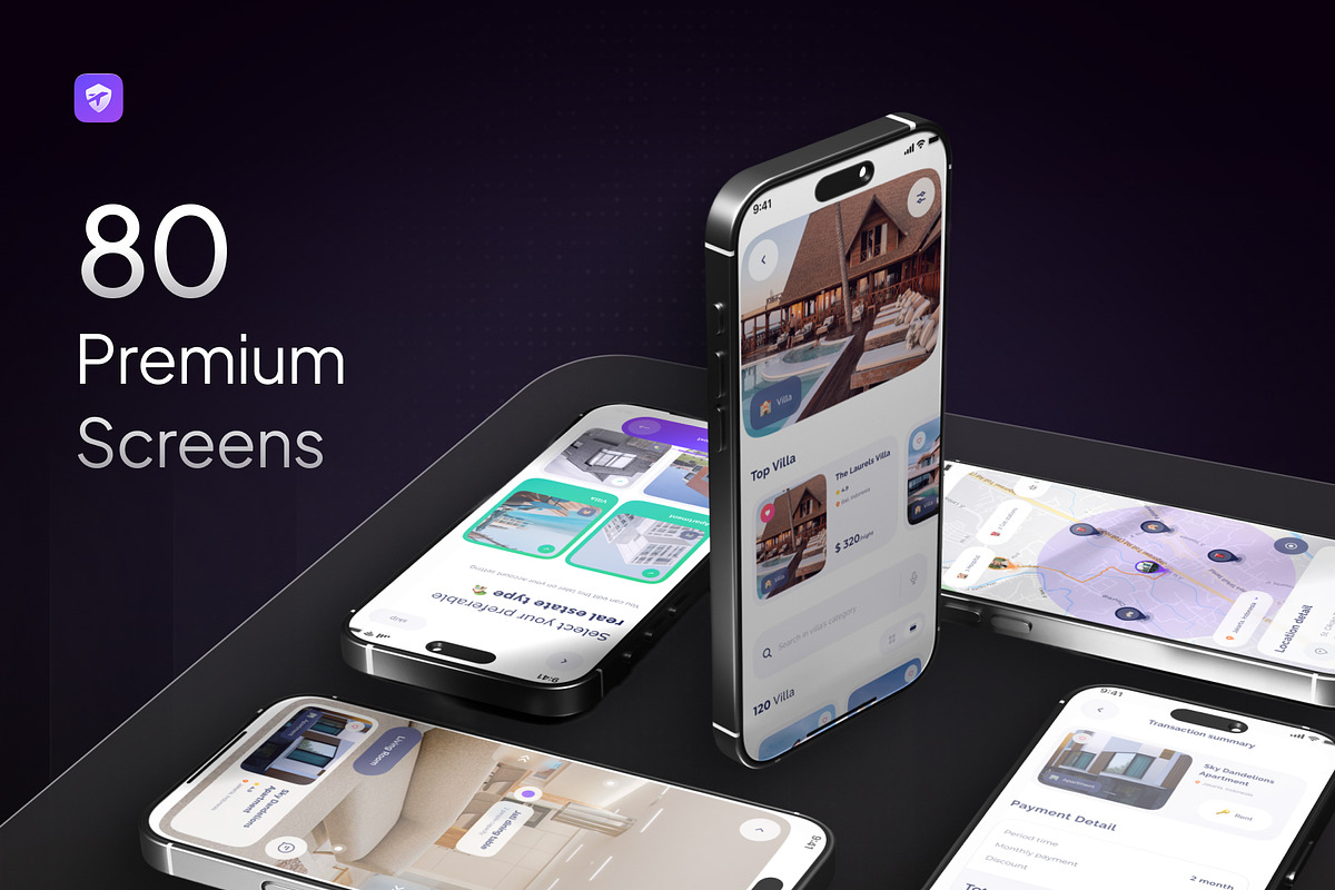 Safar - Real Estate App UI Kit, an UI Kit Template by Rafiq | YDN (Photo 2 of 6)