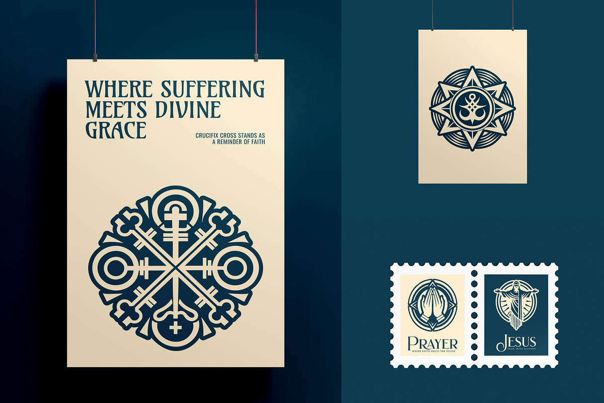 Religious Icons Symbols, a Solid Icon by Creative Stall (Photo 3 of 9)
