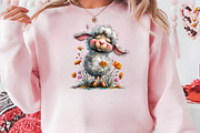 Cute Sheep Clipart Bundle, a Seasonal Illustration by CreationArt (Thumbnail 5 of 5)