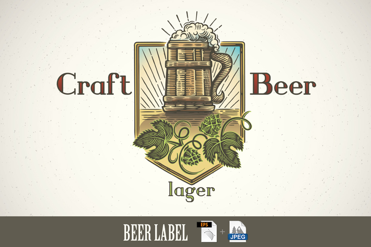 Beer label, a Food Illustration by Countryside life (Photo 5 of 10)