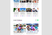 News Landing Page UI UX Layout, a Landing Page Template by CreativeShaper (Thumbnail 4 of 7)