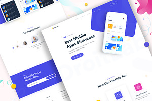 Exoland - App Landing Page