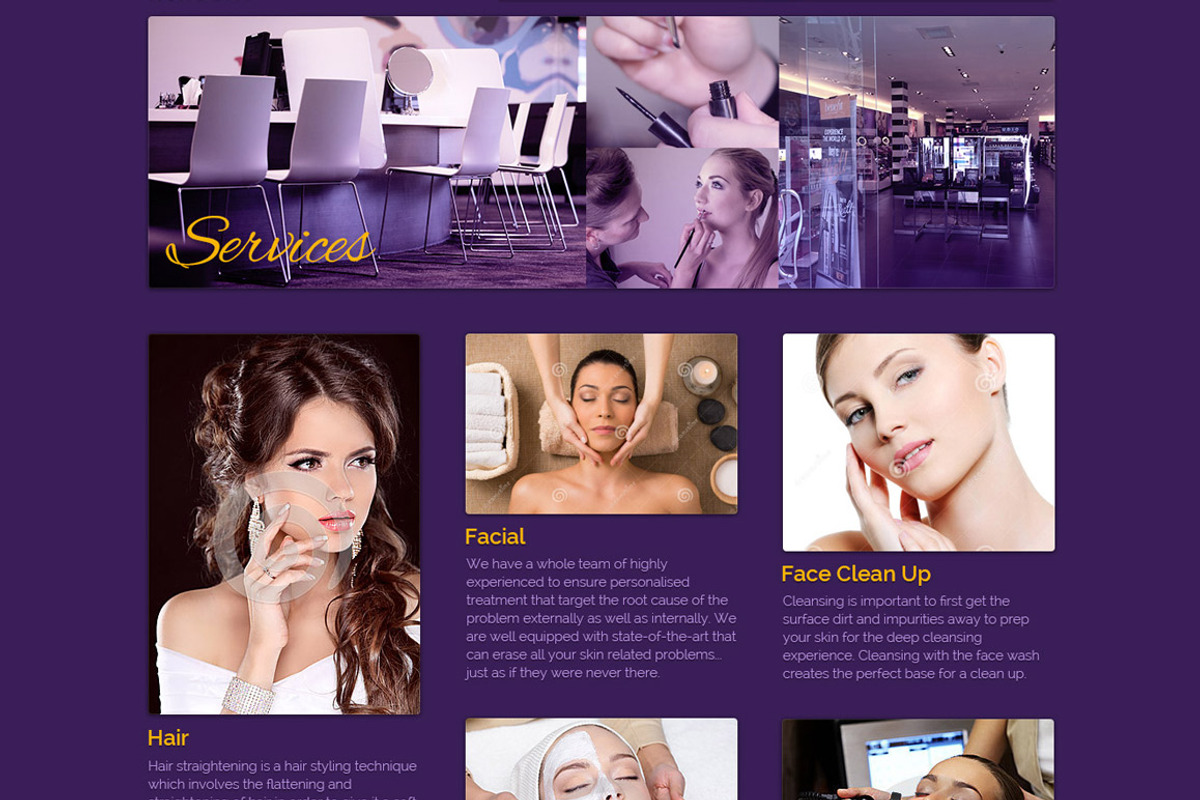 Beauty - Parlaour PSD Template, a Websites & App Template by Thekeypixel (Photo 3 of 4)
