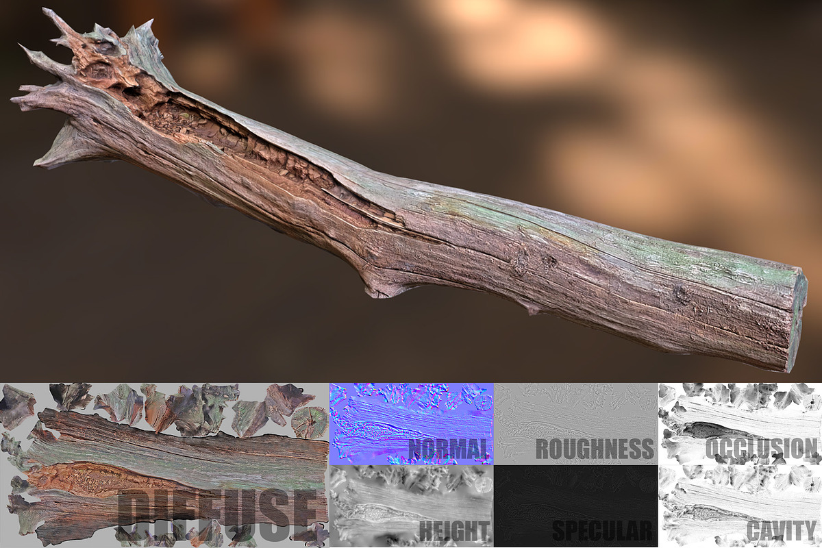 Dead Tree, an Environmental 3D Model by Beatheart Creative Studio (Photo 4 of 15)