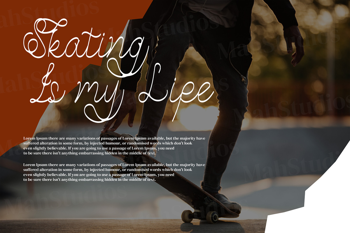 Grolly Script Fonts, a Script Font by mahstudios (Photo 7 of 16)