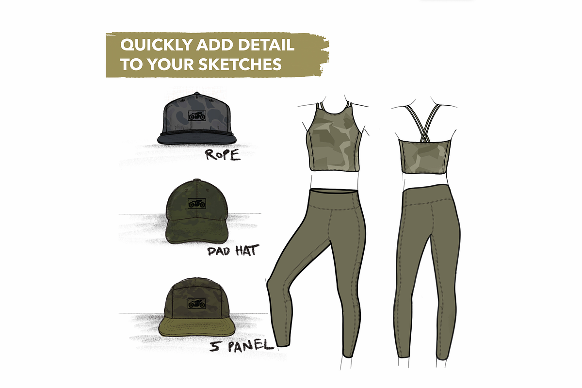 Camo Brushes for Procreate, a Brush Add-On by Mano + Machine (Photo 2 of 4)