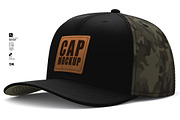 6-Panel Cap Mockup - Full Fabric PSD, a Hat Mockup by LESZ Design (Thumbnail 10 of 12)