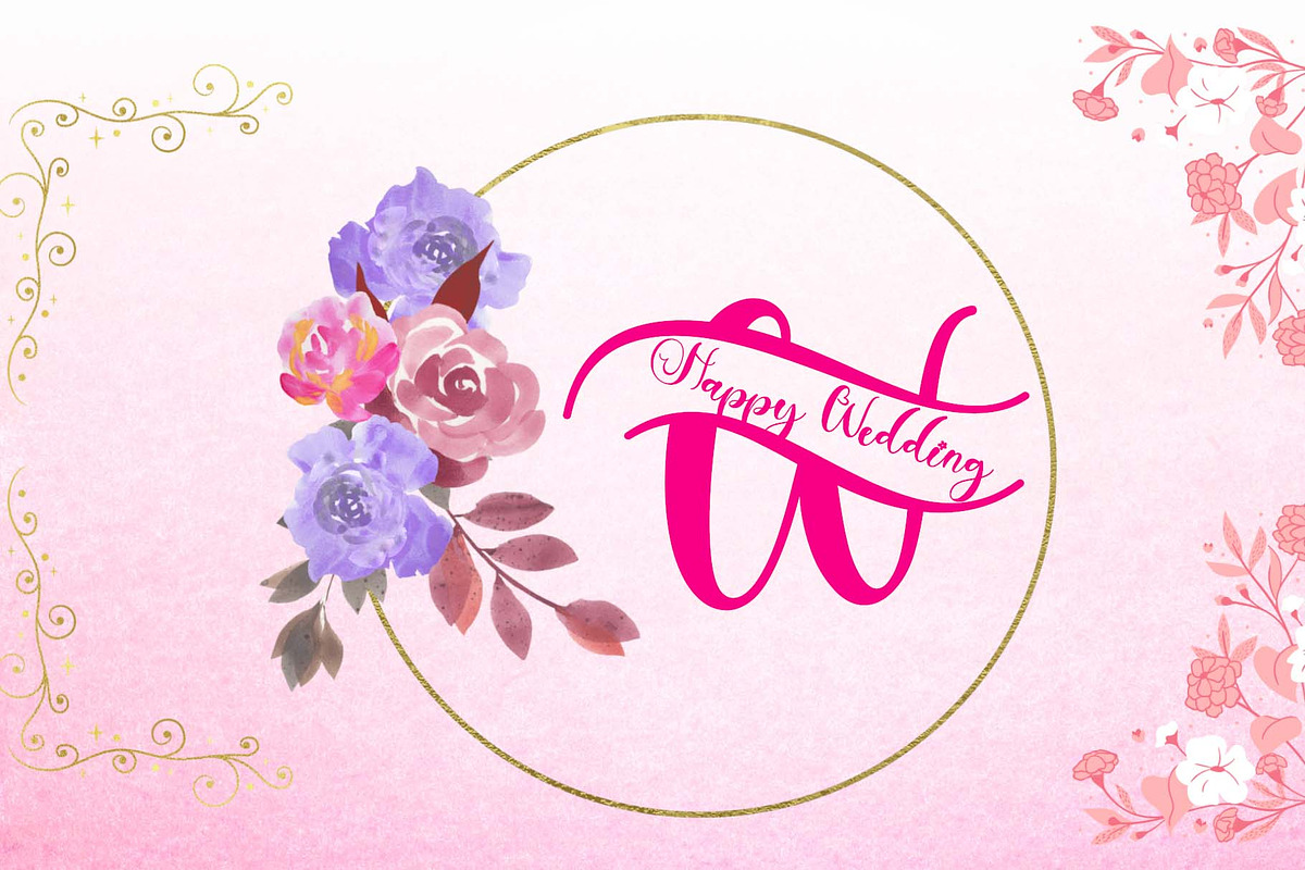 Beautiful Mother Monogram, a Handwritten Font by Yoga Letter (Photo 4 of 6)