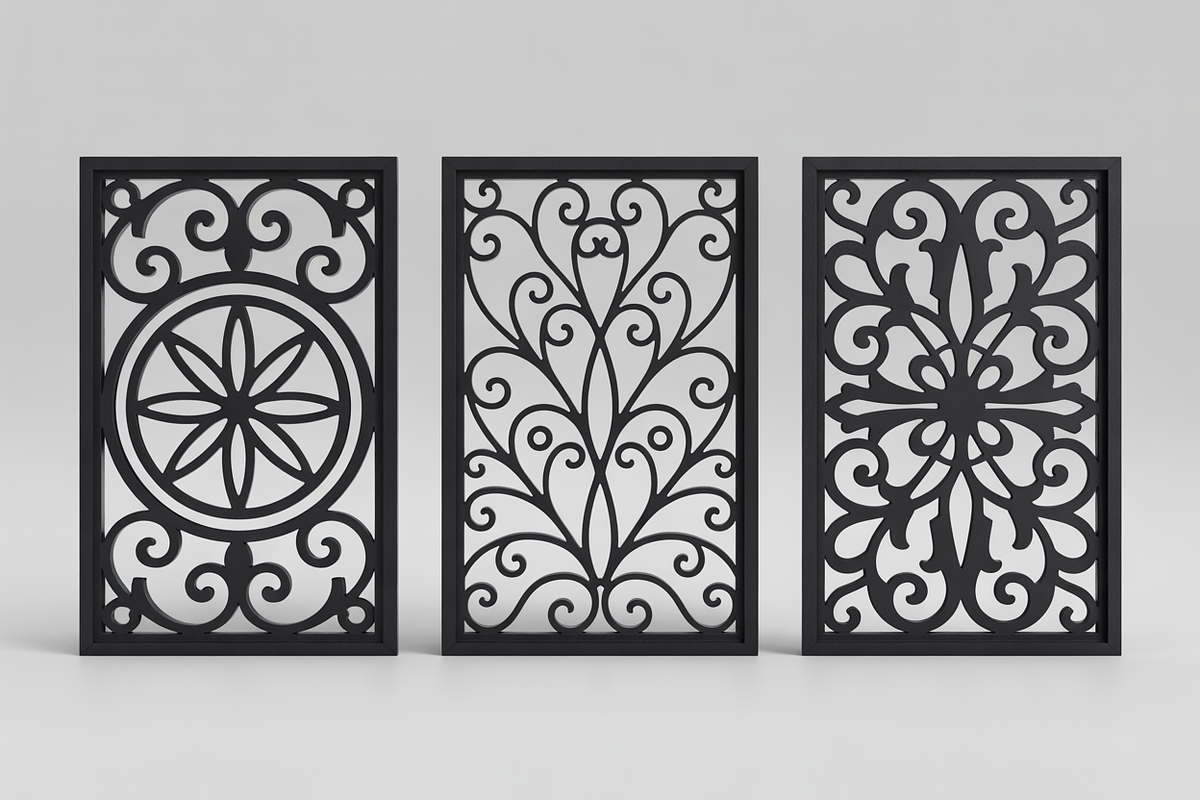 Vintage Floral Border Vector, an Illustration by BIPLOB EXPERT (Photo 4 of 5)