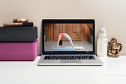 Yoga Instructor Mockup Bundle, a Books & Magazine Mockup by Ashley Alexandra Design (Thumbnail 11 of 15)
