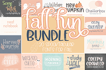 Fall Handwritten Font Bundle