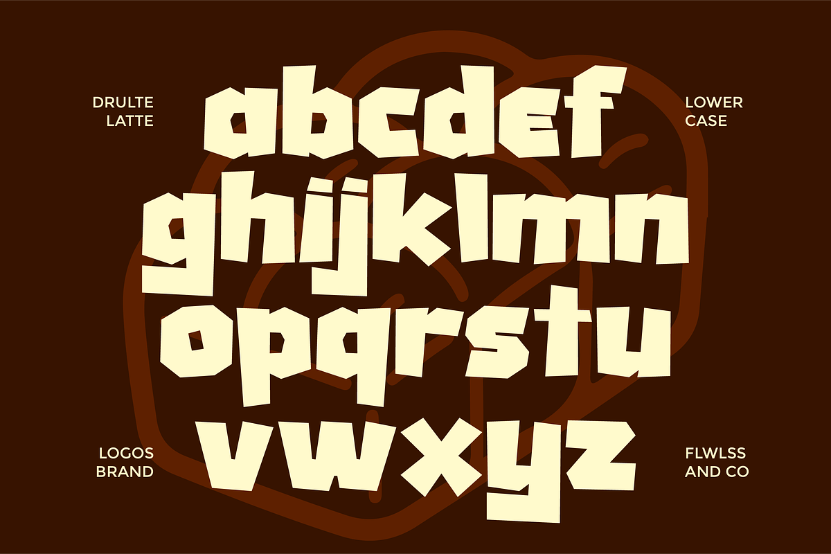 Drulte Latte - Bold Display Font, a Sans Serif Font by Flawless And Co (Photo 8 of 10)