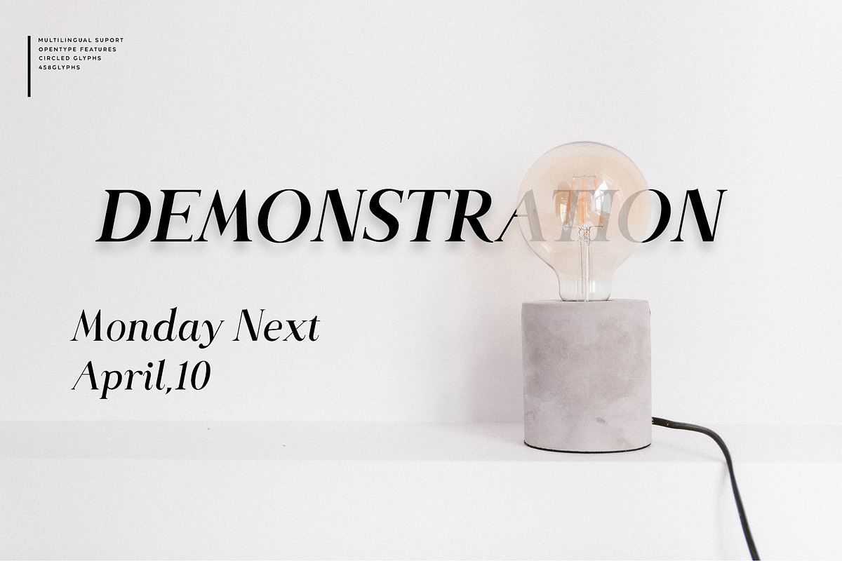 Along Serif BSC Font Family preview 8