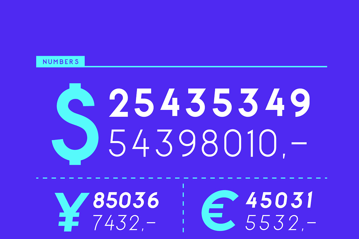 George Sans Geometric Typeface preview 6