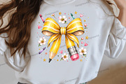 Pencil Coquette Bow PNG, a Seasonal Illustration by Designworld (Thumbnail 2 of 4)