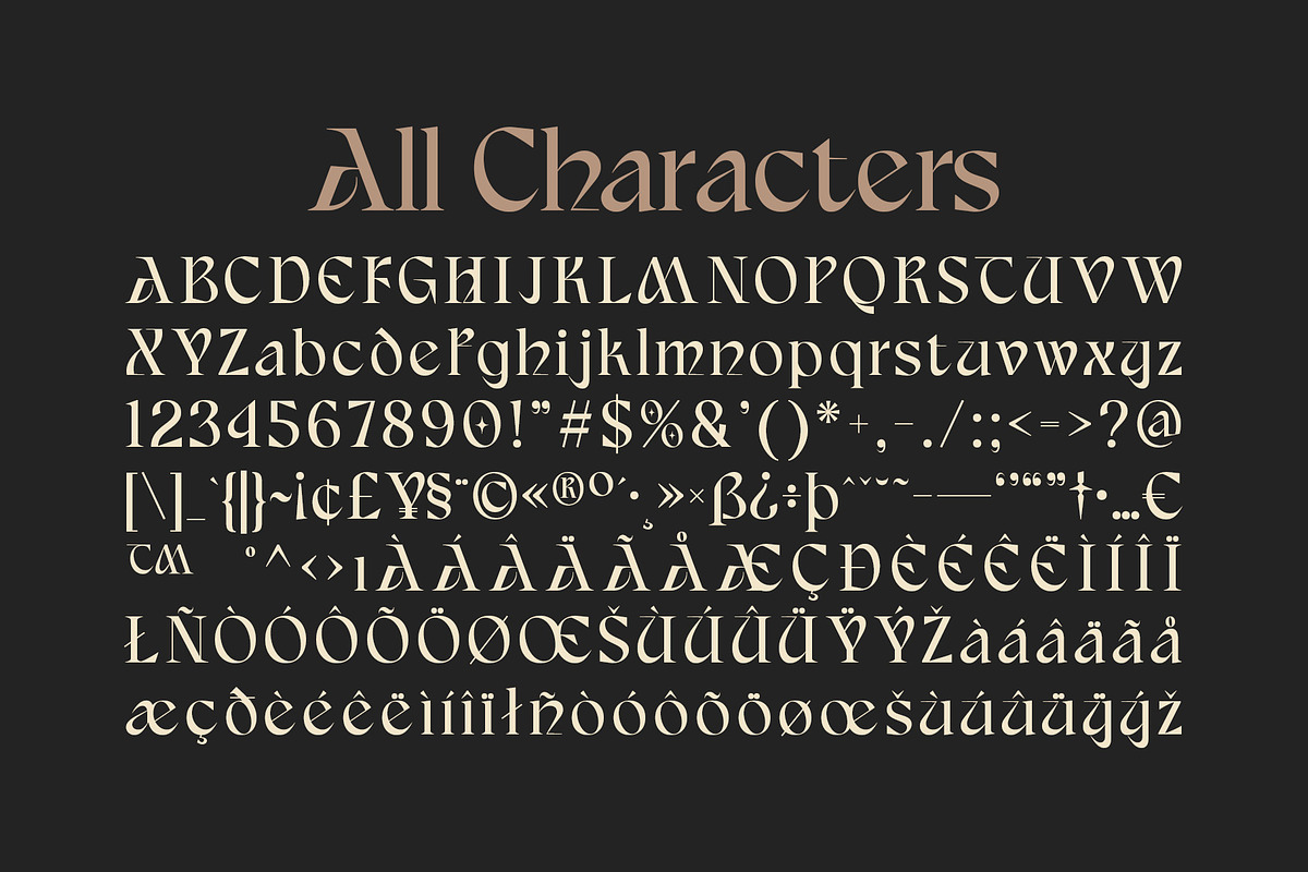 CS Valcon – Uncial Font, a Serif Font by Craft Supply Co. (Photo 8 of 8)