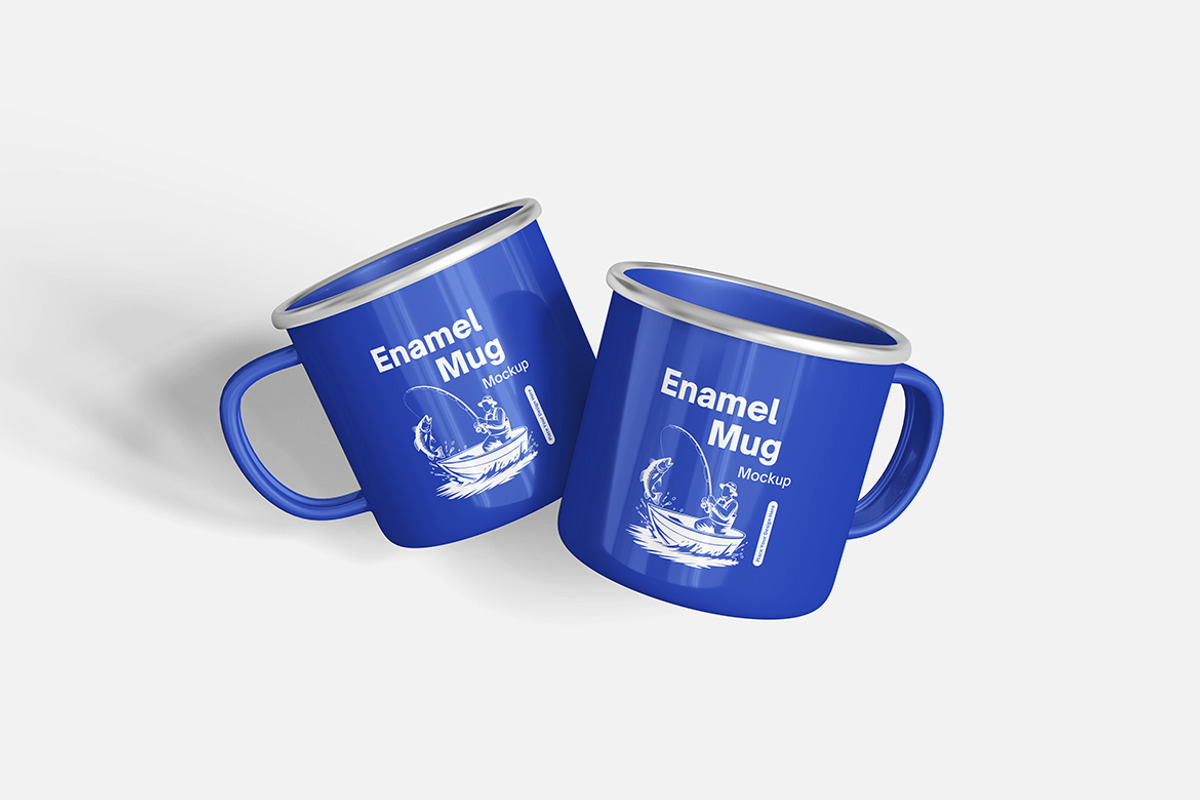 Enamel Mug Mockup, a Product Mockup by bimockup (Photo 3 of 6)