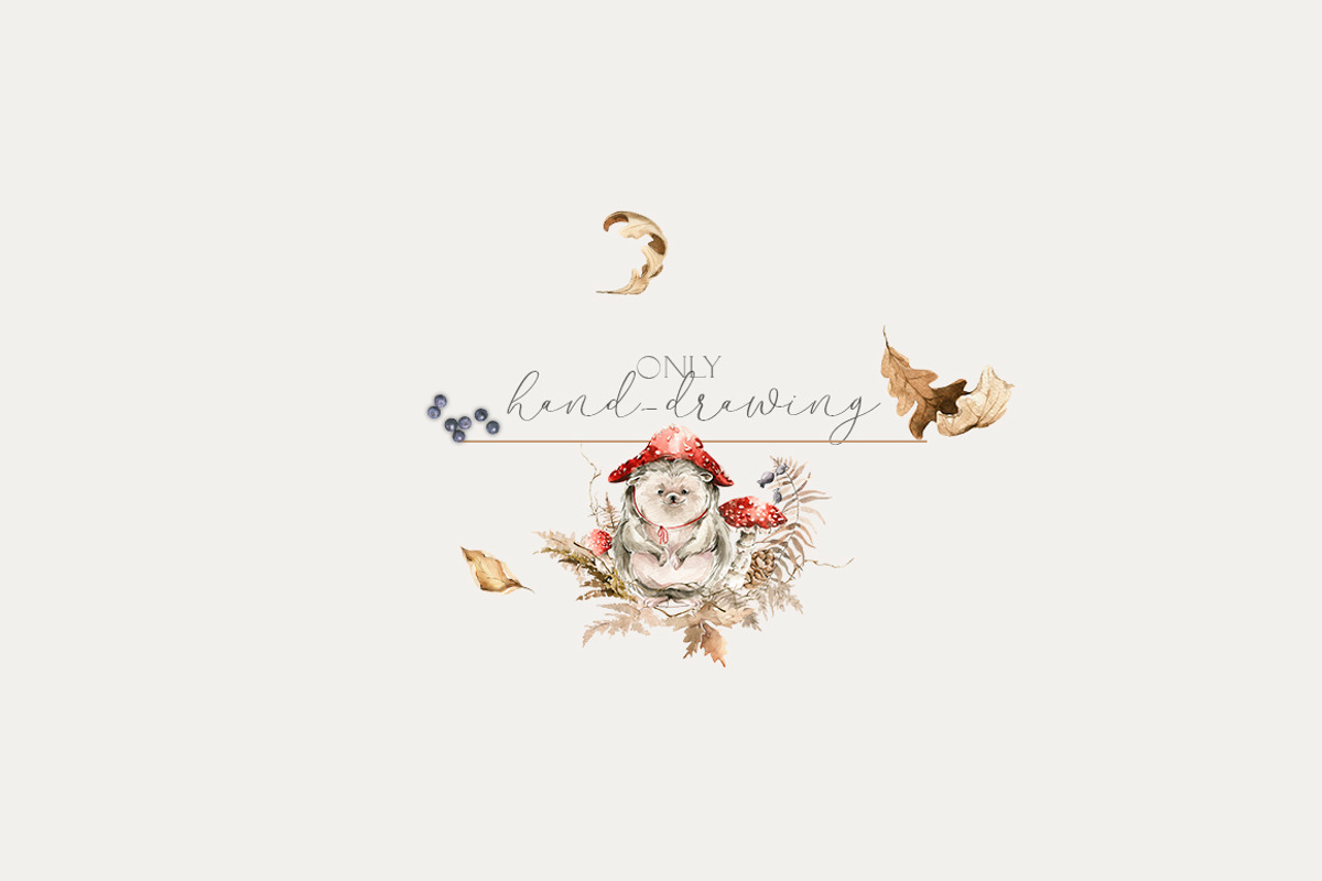 Autumn woodland Forest fall animals, an Animal Illustration by 60secondsArt (Photo 2 of 13)