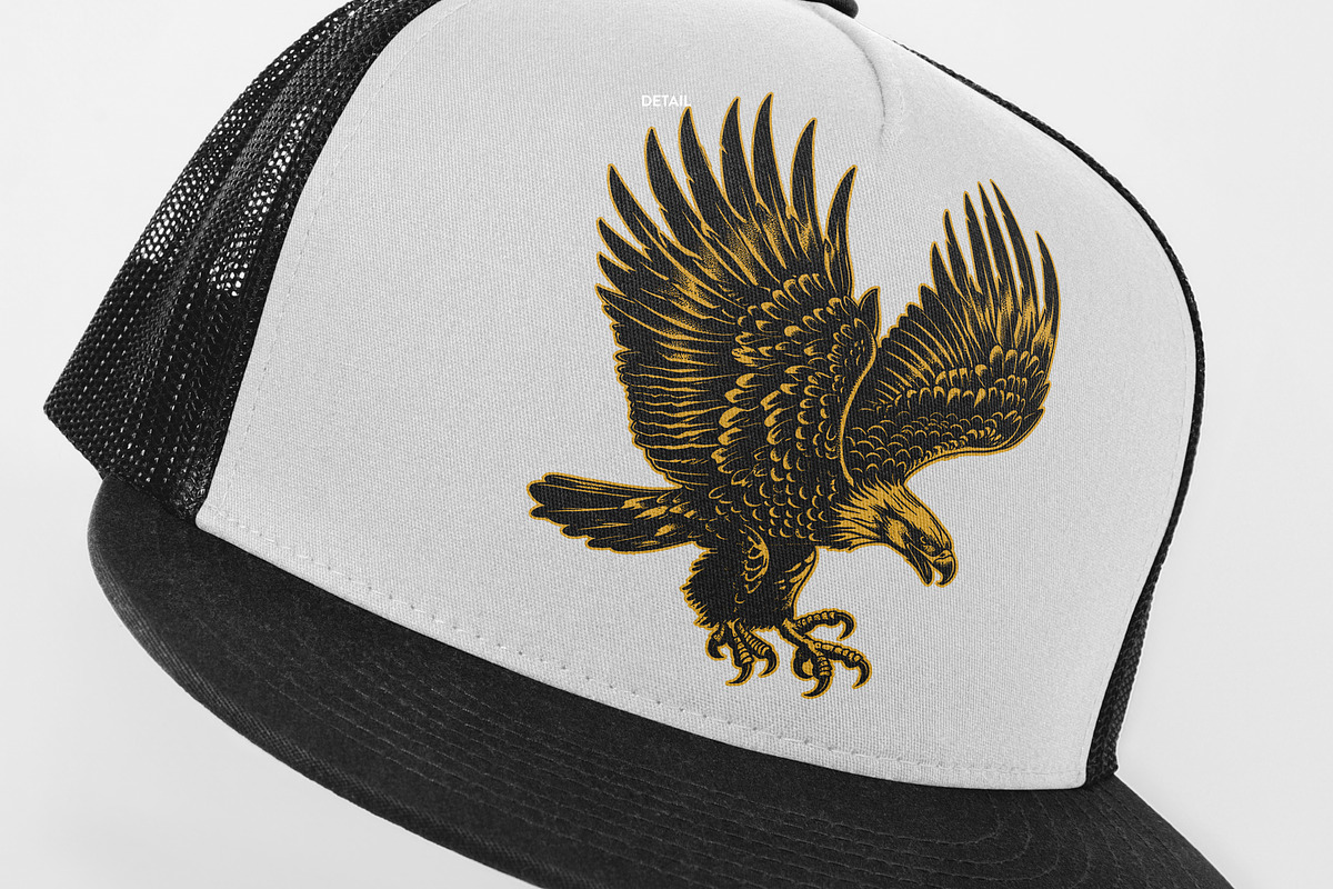 Realistic Trucker Hat Mockup 2, an Apparel Mockup by Uncentrifuged Pressure (Photo 7 of 9)