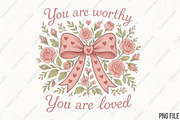 Valentine's Day Heart Coquette Bow, an Illustration by CraftArtStudio (Thumbnail 1 of 4)