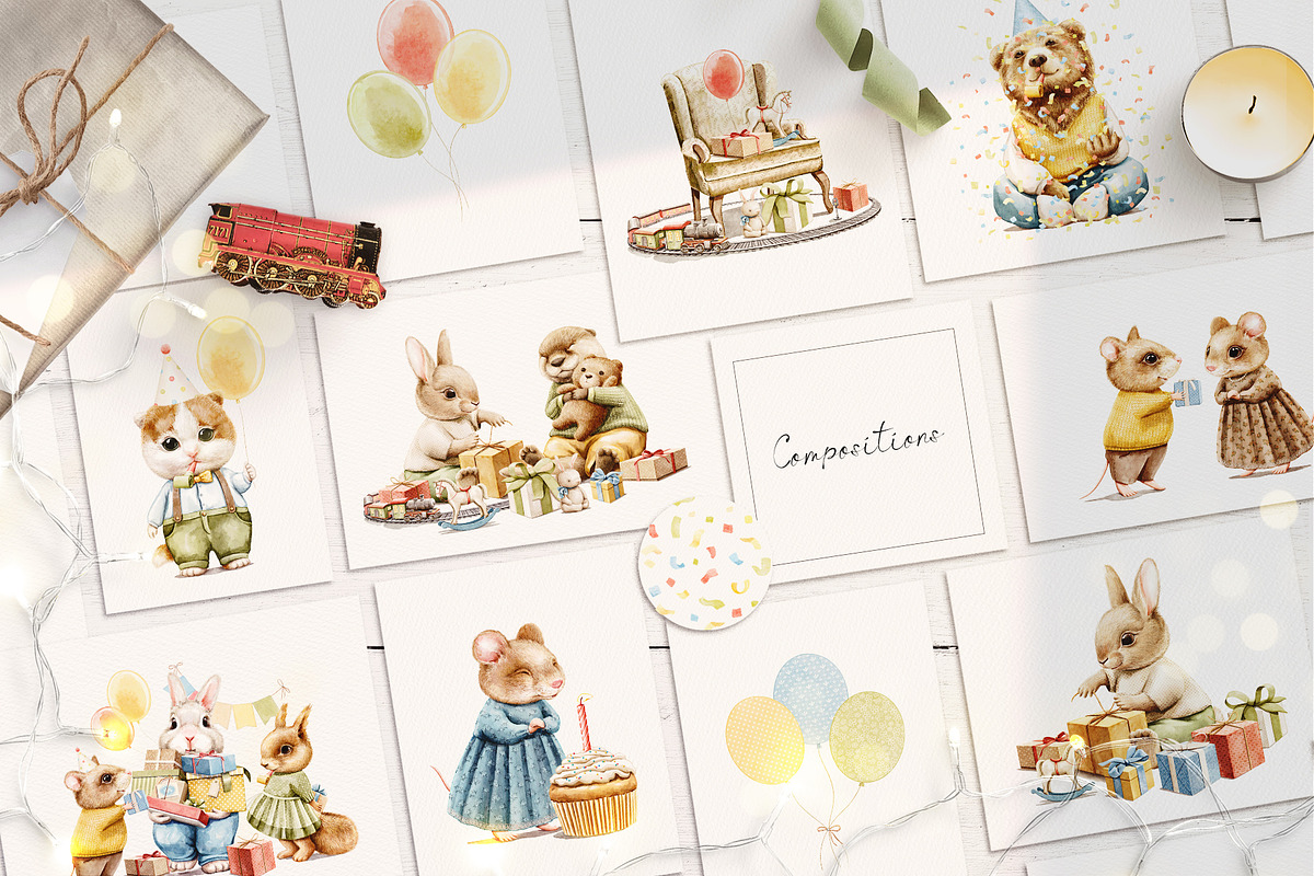 Happy Birthday!, an Animal Illustration by Mimomy (Photo 10 of 12)