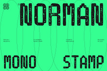 CS Norman Mono Stamp
