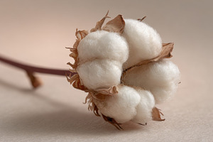 Cotton plant bloom on smooth surface, a Photo by Beautiful things