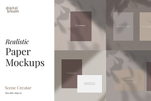 Realistic Paper Mockup