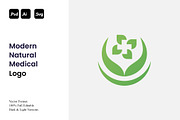Modern Natural Medical Logo, a Branding & Logo Template by Luxury Logos (Thumbnail 1 of 4)