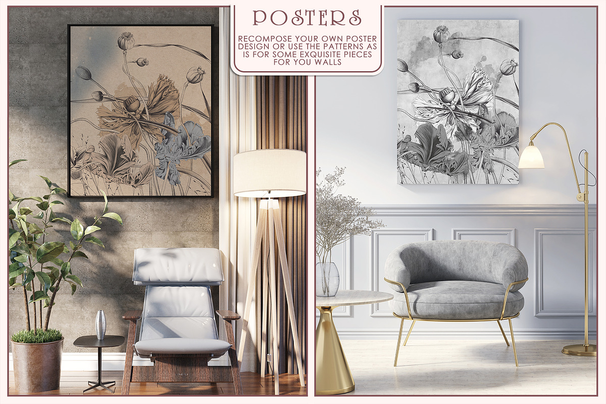Fresco collection Flower symphony, a Wallpaper Graphic by Natalia0307 (Photo 12 of 14)