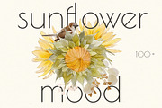 Watercolor Sunflower Set, a Decorative Illustration by Jenteva Art (Thumbnail 1 of 16)