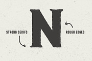 Forge Typeface, a Serif Font by Outback Design Co. (Thumbnail 5 of 7)