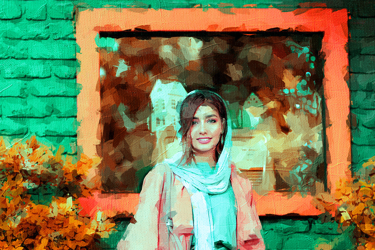 Canvas Oil Painting, an Action Add-On by MRI STUDIO (Photo 3 of 16)