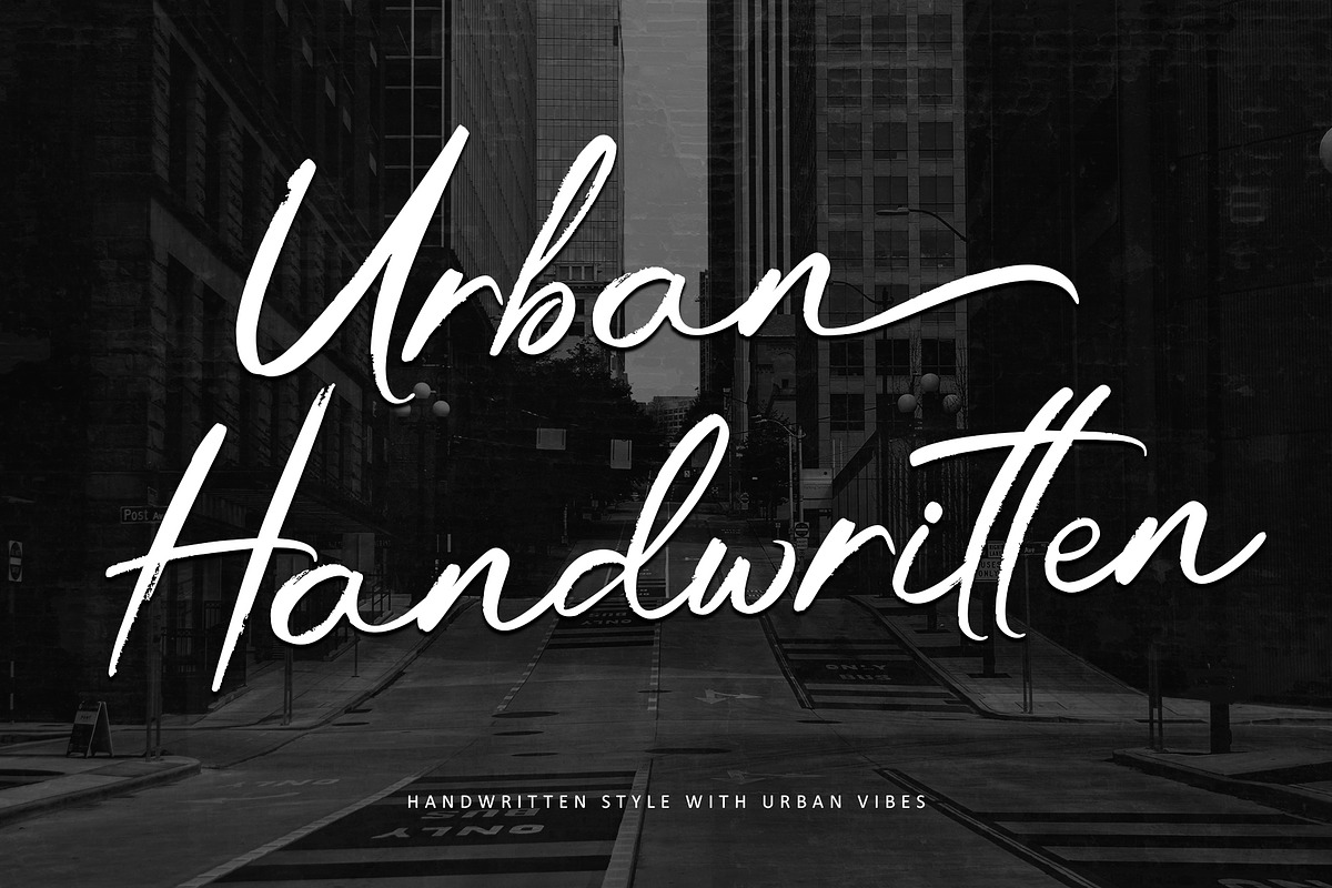 Urban Handwritten – Brush Script, a Handwritten Font by Letterara (Photo 1 of 13)